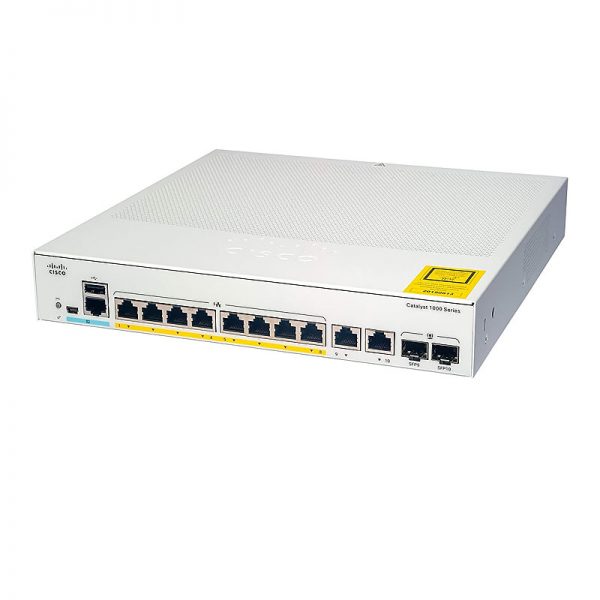 Cisco-C1000-8T-2G-L-Front-Left-1, Cisco Catalyst 1000 8 port 2SFP C1000-8T-2G-L, Cisco Catalyst 1000 8port 2SFP C1000-8T-E-2G-L