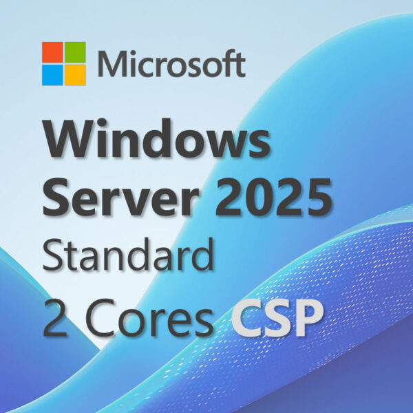 W2025-STD-2Cores-CSP, Windows Server 2025 Standard 2 Core CSP