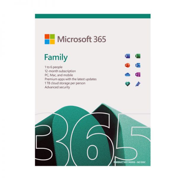 M365-Family-English-APAC-EM-Subscr-1YR-Medialess-P8-(6GQ-01555), M365 Family English 1YR Medialess 6GQ-01555