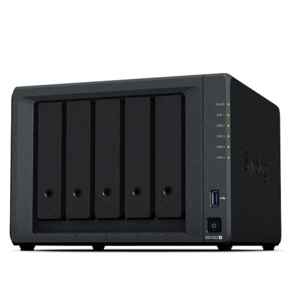 Synology-DiskStation-DS1522+, Synology 5-bay DiskStation 2 Core 8GB DS1522plus