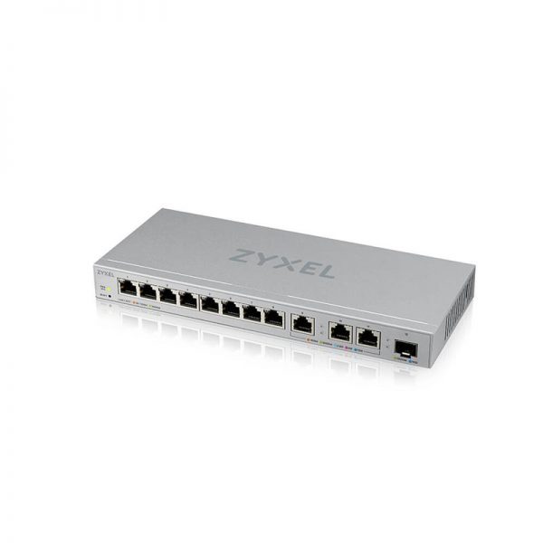 ZyXEL-12-Port-Web-Managed-Switch-XGS1250-12-Front-Left, ZyXEL 12-Port Web-Managed Switch XGS1250-12