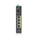 ZyXEL-RGS-series-Rugged-Switch-PoE-RGS100-5P-Front