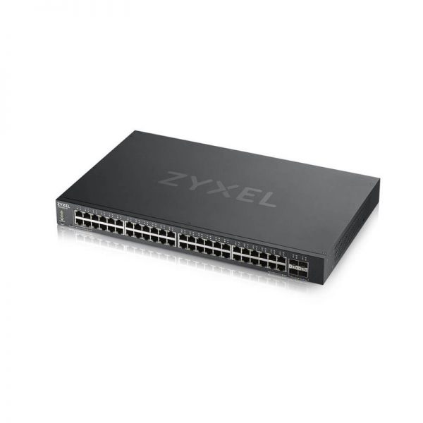 ZyXEL-XGS1930-Series-Smart-Managed-PoE-Switch-XGS1930-52-Front-Left, ZyXEL XGS1930 Series 48-port Switch XGS1930-52, ZyXEL XGS1930 Series 48-port Switch XGS1930-52HP