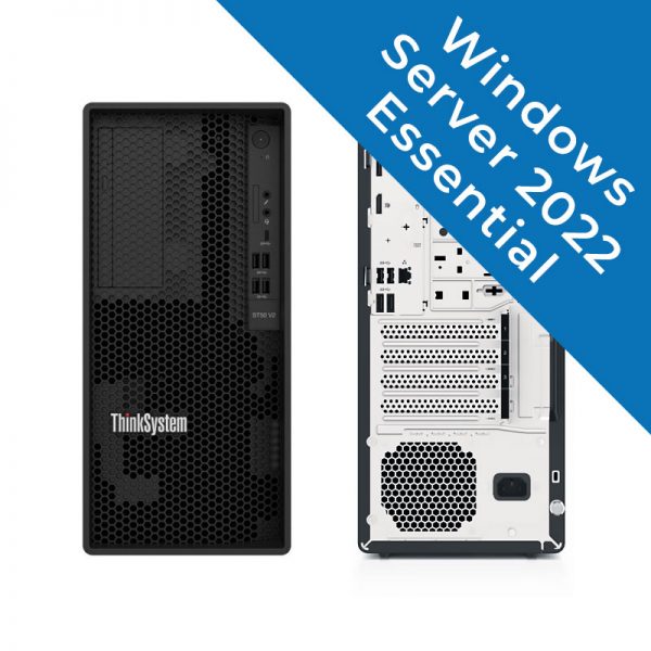 Lenovo-ThinkSystem-ST50-v2-+-W2K22ESS, Lenovo ThinkSystem ST50 V2 E-2324G Win Srv 2022 ESS