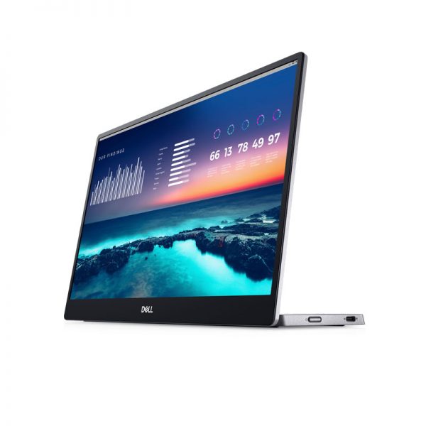 Dell-14-Portable-Monitor-P1424H-Front-Left, Dell Portable 14-inch FHD IPS Monitor P1424H