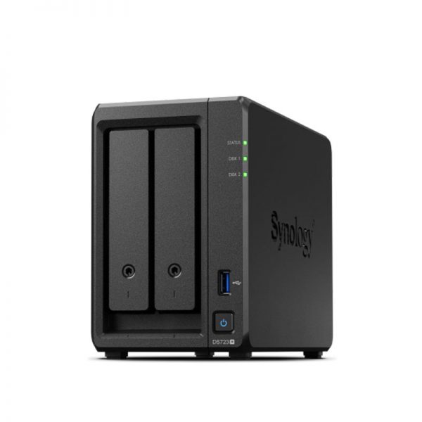 Synology-DS723Plus, Synology 2-bay DiskStation AMD R1600 2GB DS723plus