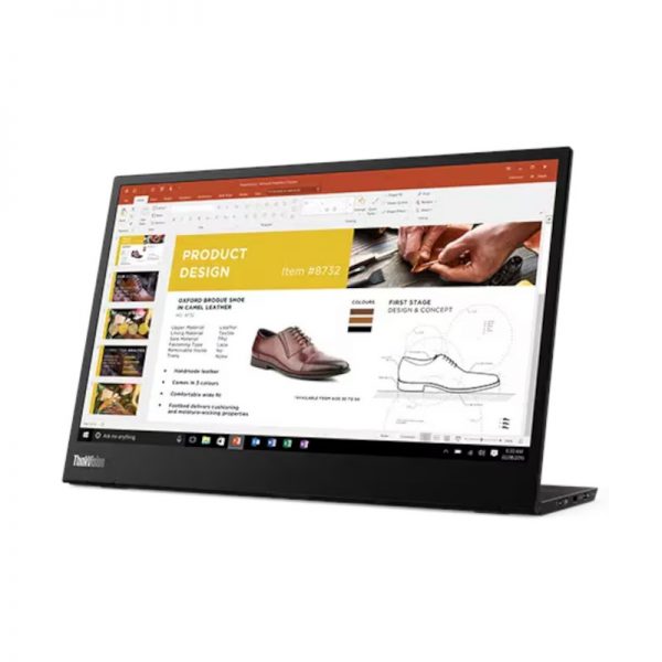 Lenovo ThinkVision M14 Front Left, Lenovo ThinkVision M14 14-inch 61DDUAR6WW